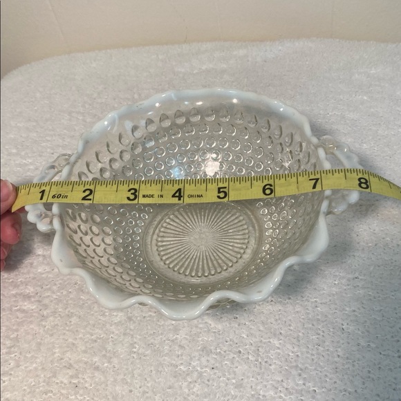 Anchor Hocking Hobnail Glass Catch All Tray - Picture 4 of 6